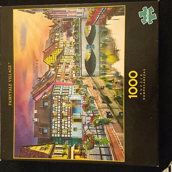 Buffalo David Bitton Other - Buffalo 1000 piece Fairytale Village Puzzle